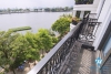 A modern serviced apartment with gorgeous lake view for rent in Truc Bach Island